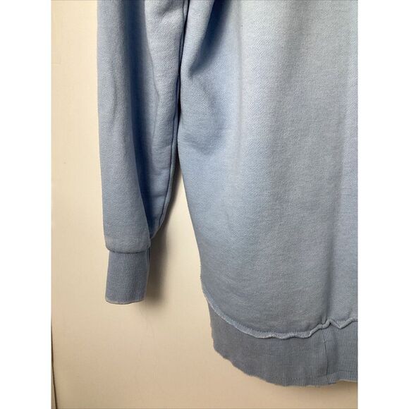 Vintage Style Hotty Toddy Mississippi HI-Low Sweatshirt Light Blue Faded Size M - Picture 5 of 9